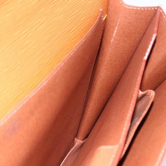 LOUIS VUITTON Epi Serviette Conseiller Zipangu Gold M54428 LV Auth 151087 - Picture 12 of 16